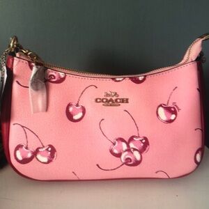 COACH Teri Shoulder Bag With Cherry Print CR290